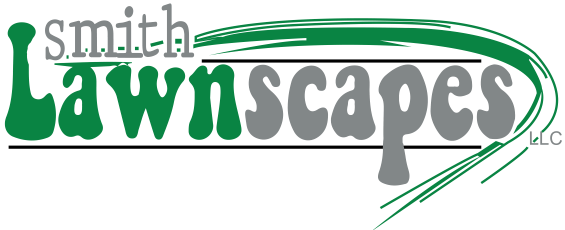 Smith Lawnscapes LLC logo, green and gray text