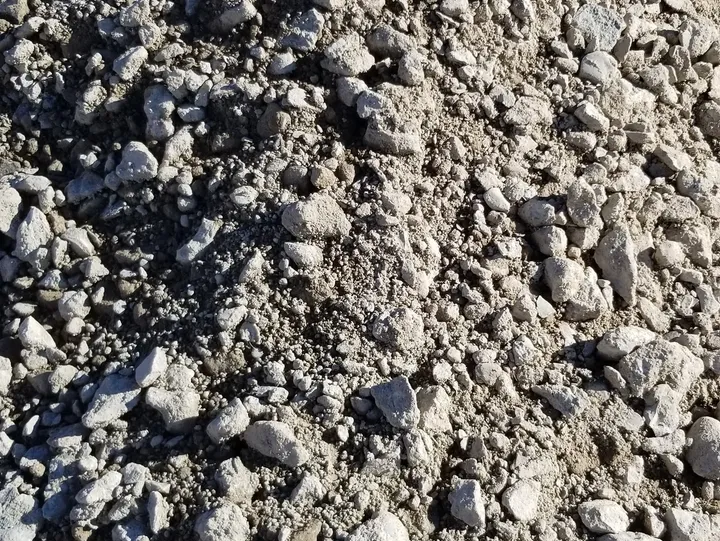 Close-up of rocky, textured dirt surface.